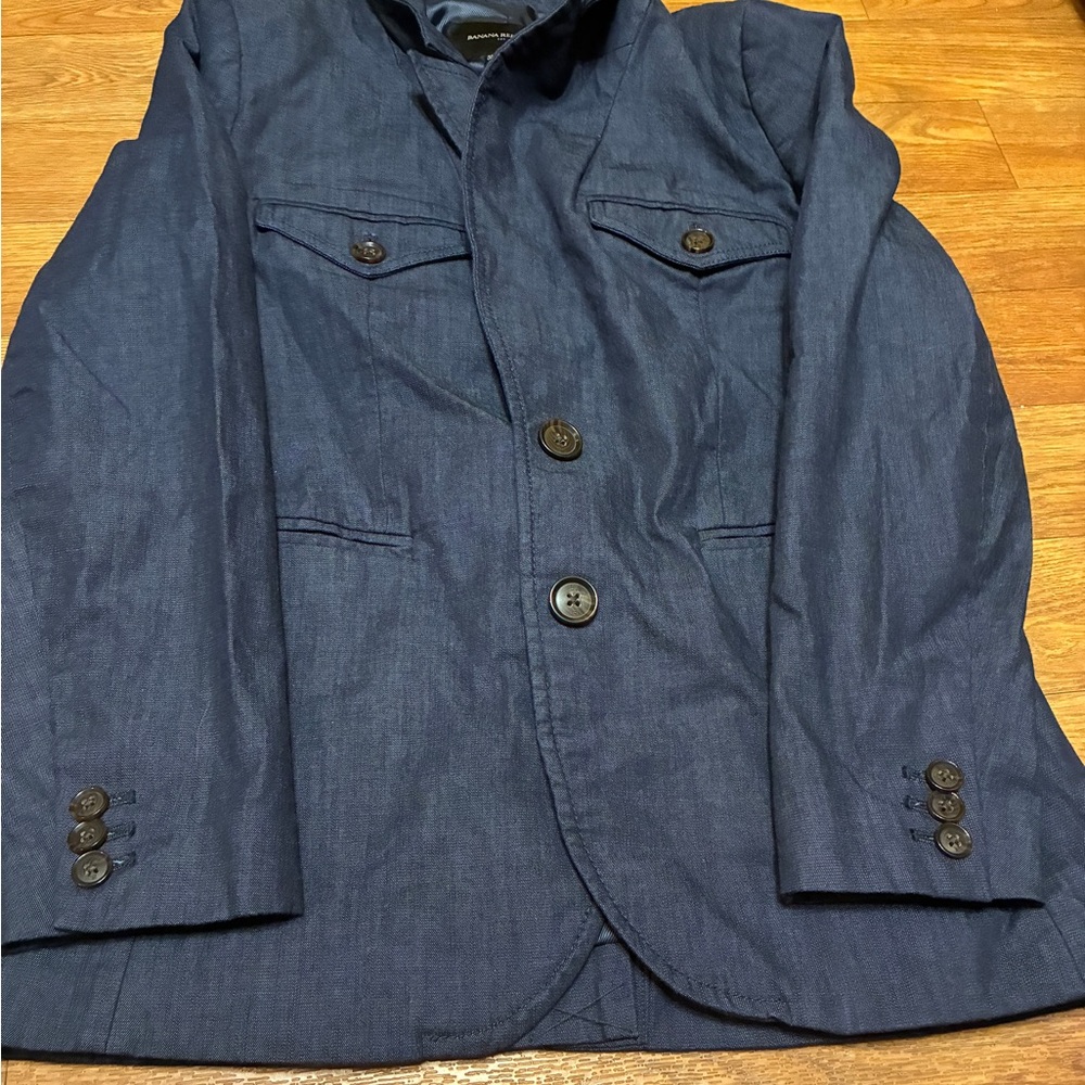 Women’s Banana Republic Denim Blazer Size Petite 0